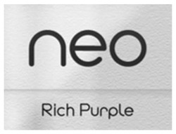 Свідоцтво торговельну марку № 347272 (заявка m202205247): neo rich purple