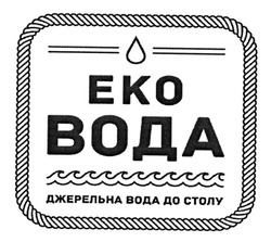 Свідоцтво торговельну марку № 183257 (заявка m201314764): еко вода; джерельна вода до столу; eko