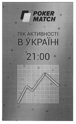 Заявка на торговельну марку № m201729719: poker match; пік активності в україні 21:00
