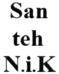 Заявка на торговельну марку № m202016769: san teh n.i.k; santehnik