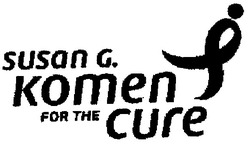 Свідоцтво торговельну марку № 104780 (заявка m200717567): susan g.; komen; for the cure