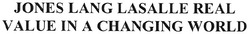 Свідоцтво торговельну марку № 116151 (заявка m200809007): jones lang lasalle real; value in changing world
