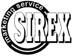 Свідоцтво торговельну марку № 46122 (заявка 2002065323): sirex; marketing servise