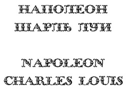 Свідоцтво торговельну марку № 225287 (заявка m201619699): наполеон шарль луи; napoleon charles louis