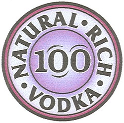 Заявка на торговельну марку № m200613759: natural; rich; vodka; 100