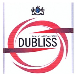 Свідоцтво торговельну марку № 167256 (заявка m201205587): dubliss; dual charcoal filter