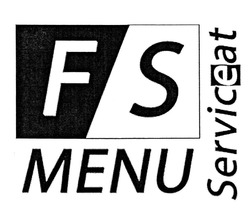 Свідоцтво торговельну марку № 343484 (заявка m202011040): fs menu serviceat; е
