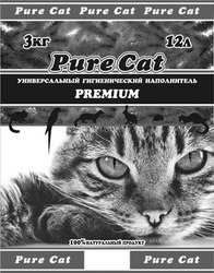 Свідоцтво торговельну марку № 269728 (заявка m201800507): pure cat; premium; универсальный гигиенический наполнитель; 100% натуральный продукт