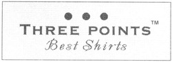 Свідоцтво торговельну марку № 82551 (заявка m200604601): three points; best shirts
