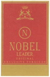 Свідоцтво торговельну марку № 67803 (заявка 20041213186): nobel leader original; original exclusive tobaccos; время изменит все