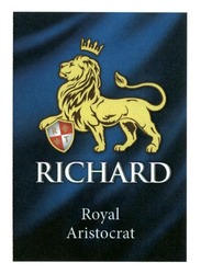 Свідоцтво торговельну марку № 224595 (заявка m201507933): richard; rt; royal aristocrat