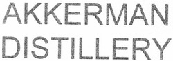 Свідоцтво торговельну марку № 192247 (заявка m201312317): akkerman distillery