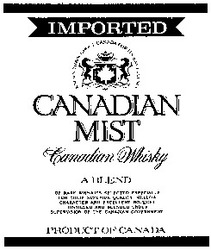 Свідоцтво торговельну марку № 12883 (заявка 95010121): canadian mist