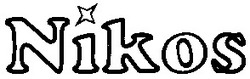 Заявка на торговельну марку № 2003066520: nikos
