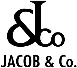Свідоцтво торговельну марку № 70067 (заявка m200503321): jacob & co.; jacob co; сo; sico