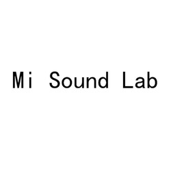 Заявка на торговельну марку № m202124884: mi sound lab