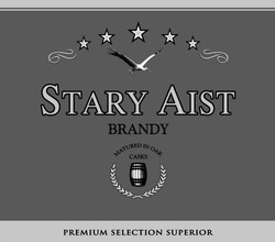 Свідоцтво торговельну марку № 284795 (заявка m201822196): stary aist; brandy; matured in oak; casks; premium selection superior