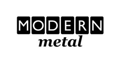 Свідоцтво торговельну марку № 276044 (заявка m201812184): modern metal