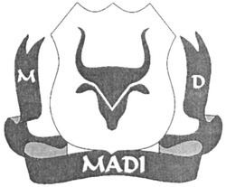 Свідоцтво торговельну марку № 313062 (заявка m202004976): madi; md; маді; мд