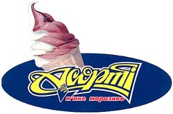 Заявка на торговельну марку № 20041010748: acopmi; асорті; м'яке морозиво