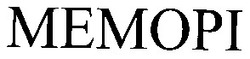 Заявка на торговельну марку № 20040505563: memopi; меморі