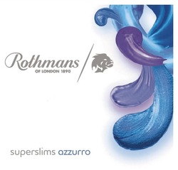 Заявка на торговельну марку № m202300767: superslims azzurro; rothmans of london 1890