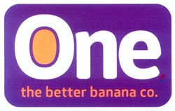Свідоцтво торговельну марку № 232158 (заявка m201606087): one; the better banana co.