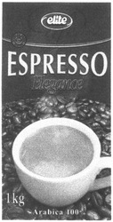 Свідоцтво торговельну марку № 51488 (заявка 2003066597): elite; cafe; espresso; elegance