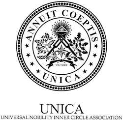 Свідоцтво торговельну марку № 78783 (заявка m200512358): annuit coeptis; unica; universal nobility inner circle association; victory