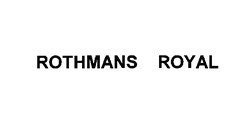 Свідоцтво торговельну марку № 5901 (заявка 45227/SU): rothmans royal
