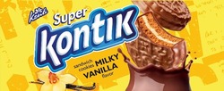 Заявка на торговельну марку № m202400963: sandwich cookies milky vanilla flavor; super kontik
