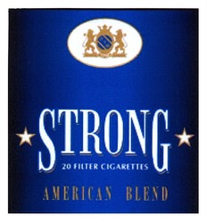 Свідоцтво торговельну марку № 167457 (заявка m201109286): strong; 20 filter cigarettes; american blend