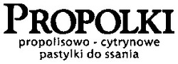 Заявка на торговельну марку № 20030910022: propolki; propolisowo-cytrynowe; propolisowo cytrynowe; pastylki do ssania
