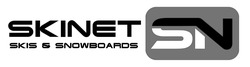 Свідоцтво торговельну марку № 343359 (заявка m202202313): skis&snowboards; skinet