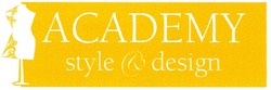 Заявка на торговельну марку № m200908870: academy; style&design