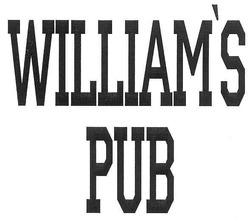 Свідоцтво торговельну марку № 148227 (заявка m201019097): williams; william's pub