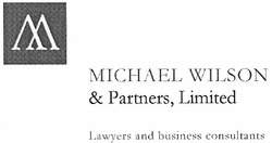 Свідоцтво торговельну марку № 81752 (заявка m200506819): лл; м; michael wilson; & partners limited; lawyers and business consultans