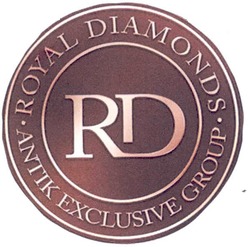 Свідоцтво торговельну марку № 117331 (заявка m200808541): rd; royal diamonds; antik exclusive group; exclisive