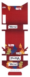Свідоцтво торговельну марку № 262183 (заявка m201720082): west; original blend; connect red; вибір мільйонів