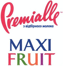 Свідоцтво торговельну марку № 194533 (заявка m201302881): premialle тм; з відбірного молока; maxi fruit