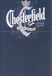 Свідоцтво торговельну марку № 179414 (заявка m201220275): chesterfield; slider silver; established 1896; с