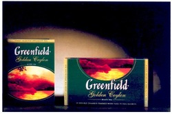 Свідоцтво торговельну марку № 119053 (заявка m200819689): greenfield; black tea; golden ceylon