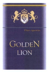 Заявка на торговельну марку № m201610025: gl; golden lion; filter cigarettes
