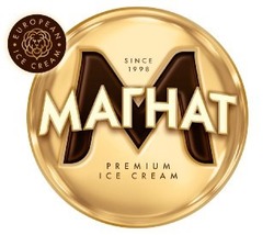 Заявка на торговельну марку № m202101806: since 1998; premium ice cream; european; ісе; магнат