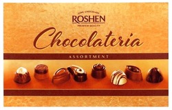 Заявка на торговельну марку № m201720913: chocolateria; roshen; premium quality; fine chocolate; assortment