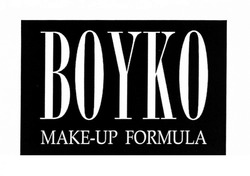 Свідоцтво торговельну марку № 285702 (заявка m201823741): boyko make-up formula; make up