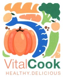Заявка на торговельну марку № m201804899: vitalcook; vital cook; healthy.delicious; healthy delicious
