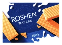 Свідоцтво торговельну марку № 277278 (заявка m201809617): roshen wafers; milk; made with expertise; created with passion