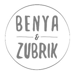 Свідоцтво торговельну марку № 223363 (заявка m201619288): benya&zubrik