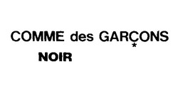 Свідоцтво торговельну марку № 4357 (заявка 109495/SU): comme des garcons noir